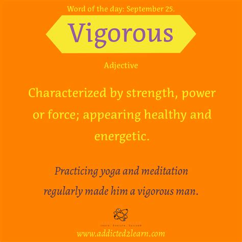 Vigorous Definition & Meaning .